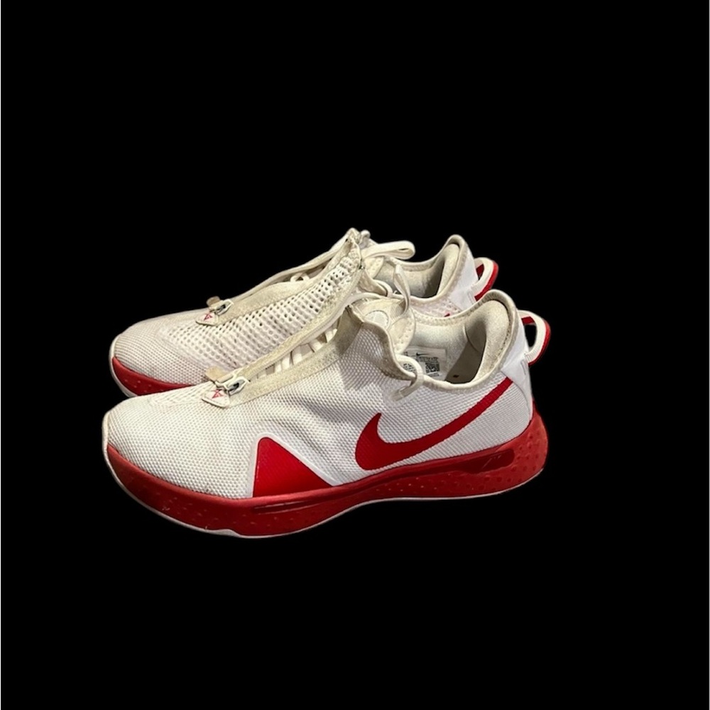 Nike Paul George Red & White Sneakers